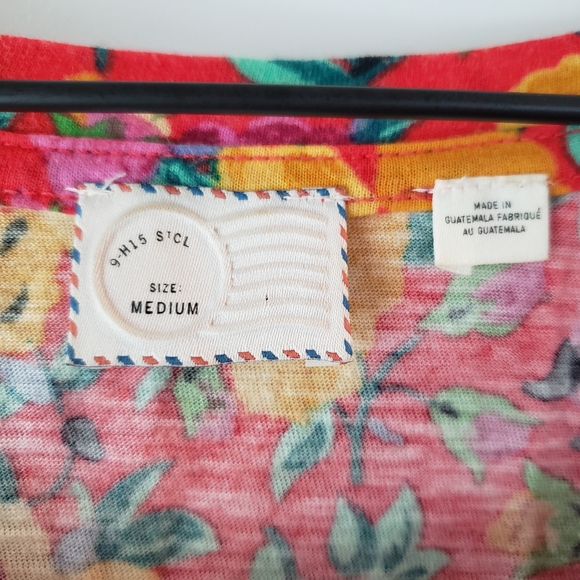Anthropologie Postmark Floral top size M - Picture 2 of 6
